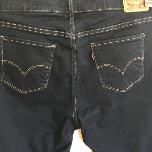 LEVI’S Jeans Mid Rise 311 Shaping Skinny Dark Wash Women’s Plus Size 18 - Picture 4 of 16